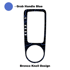 Topo Automatic Shifter Overlay (Printed Series) - 2021+ Bronco Automatic - StickerFab