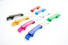 Grille Silhouette Keychain Bottle Opener - Universal - StickerFab