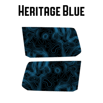 Topographic Rear Window Map Overlays - 2024+ Land Cruiser / GX 550