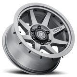 ICON Rebound Pro 17x8.5 6x5.5 0mm Offset 4.75in BS 106.1mm Bore Titanium Wheel - 2021+ Ford Bronco - StickerFab