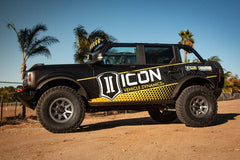 ICON Tubular Rear Track Bar Kit (Adjustable) - 2021+ Bronco - StickerFab