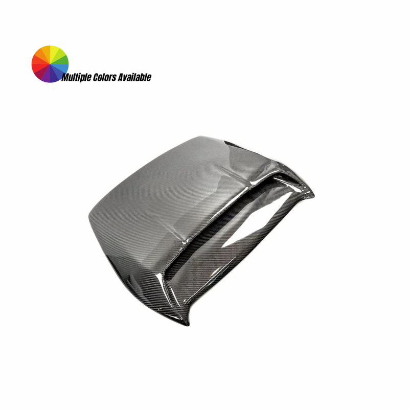 JDMuscle [15-21 WRX/STI] Rally Style V2 Carbon Fiber Hood Scoop