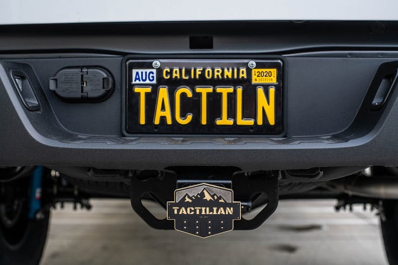 Tactilian Trailer Hitch Cover with Mountain Design