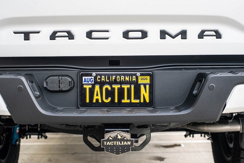 Tactilian Trailer Hitch Cover with Mountain Design