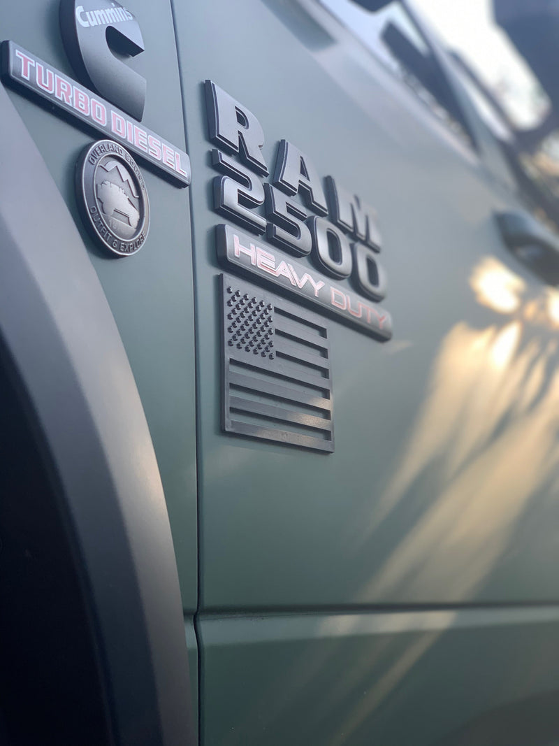 USA 3M Adhesive-Backed American Flag - Small (Two-Pack, Plastic) - Universal