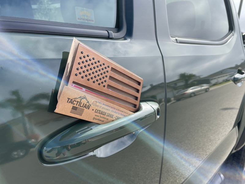 USA 3M Adhesive-Backed American Flag - Small (Two-Pack, Plastic) - Universal