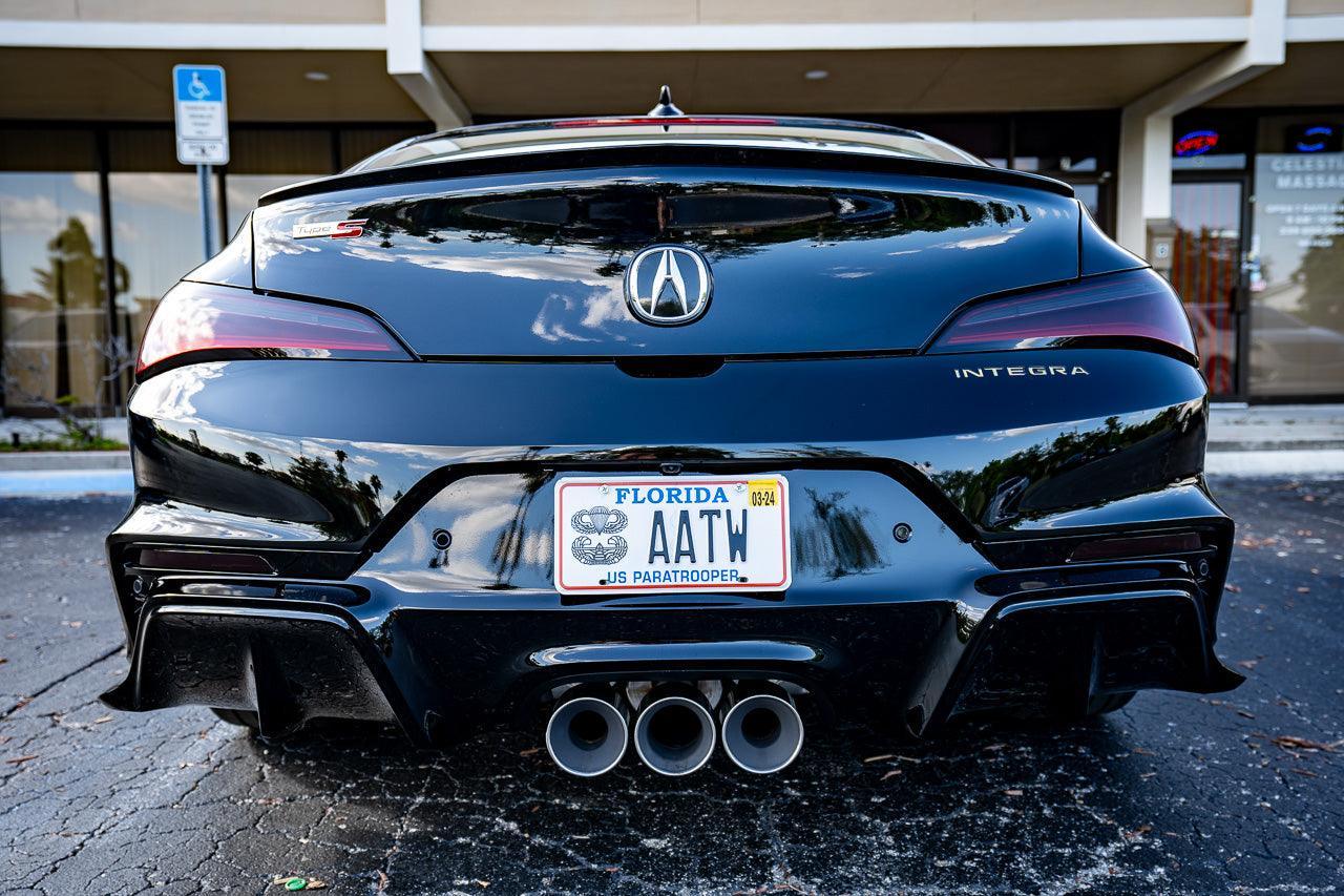 2023+ Acura INTEGRA Front and Rear Bumper Insert Overlays / Inlays ...