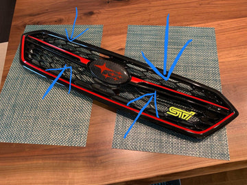 Japanese Style Grille Pinstripe - 2018-2021 WRX & STI - StickerFab