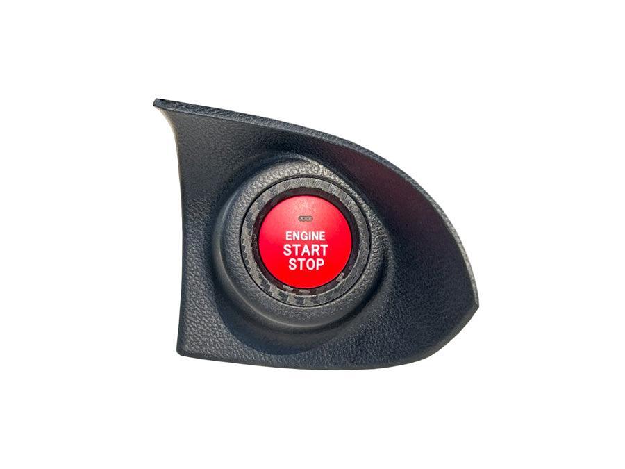 JDM Style Push to Start 3D Carbon Trim Ring Overlay - 2015-2022 Subaru WRX / STI / Most Subaru - StickerFab
