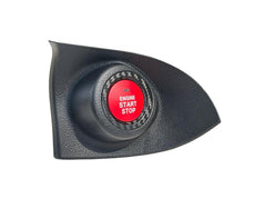 JDM Style Push to Start 3D Carbon Trim Ring Overlay - 2015-2022 Subaru WRX / STI / Most Subaru - StickerFab