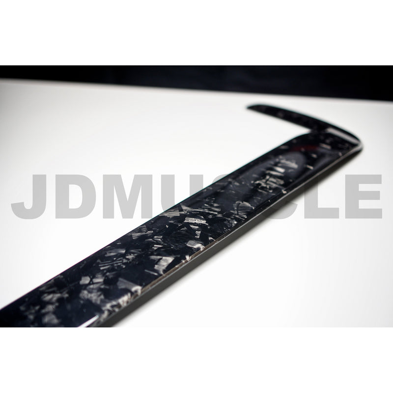 JDMuscle Forged Carbon Fiber Hood Scoop Trim Cover - 2015+WRX/STI