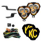 KC HiLiTES FLEX ERA 3 2-Light Sys Ditch Light Kits (Combo Beam) - 2021+ Bronco - StickerFab