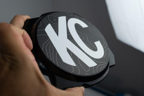 KC HiLites Pro6 Gravity Light Cover Topo Overlays - Universal - StickerFab