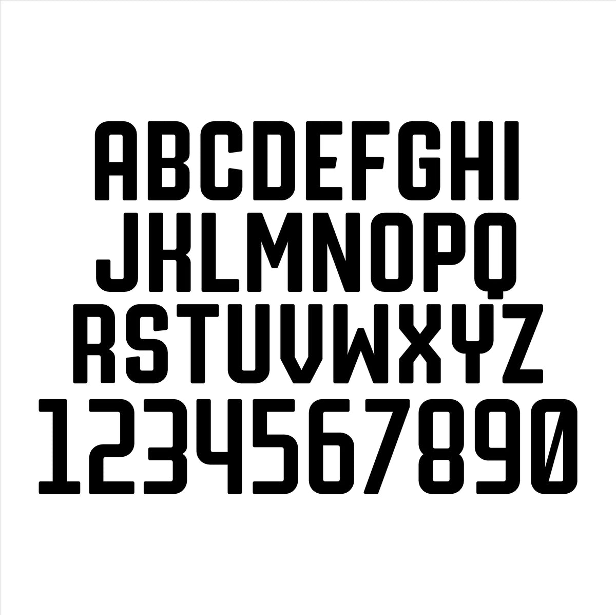 Serious Lettering Abc Laser Series 6677 Acrylic Letters (Full Alphabet) - Universal – StickerFab