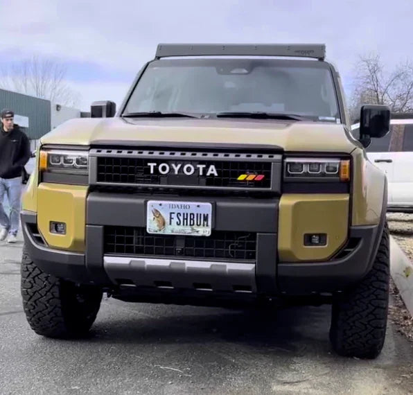 Premium Standard Tri Bar Grille Badge - 2016-2023 Tacoma / 2024+ Land Cruiser