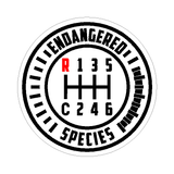 Manual Transmission Endangered Species Sticker - 2021+ Bronco MT - StickerFab