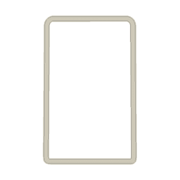 Mirror Adjustment Switch Outline Overlay (Printed Series Vinyl) - 2021+ Bronco - StickerFab