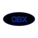 "OBX" Rear Oval Emblem Overlays (Printed Series) - 2021-2023 Bronco Outer Banks - StickerFab