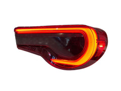 OLM OE Plus Linear Style Sequential Tail Light Overlays (Dark, Light, Red, or Yellow) - 2017-2021 Toyota 86 / Subaru BRZ - StickerFab