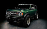 Oracle Integrated Windshield Roof LED Light Bar System - 2021+ Bronco - StickerFab