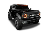 Oracle Integrated Windshield Roof LED Light Bar System - 2021+ Bronco - StickerFab
