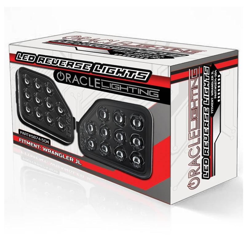 6000 Reverse Light 2018+ Wrangler JL Oracle Rear Bumper LED Reverse Lights 6000K | StickerFab