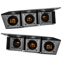 Oracle Triple LED Fog Light Kit for HD OEM Modular Steel Bumper - 2021+ Bronco - StickerFab