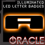 Oracle Universal Illuminated LED Letter Badges (Amber LED) - Universal - StickerFab