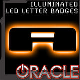 Oracle Universal Illuminated LED Letter Badges (Amber LED) - Universal - StickerFab