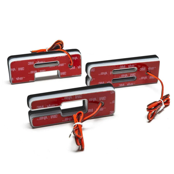 Oracle Universal Illuminated LED Letter Badges (Amber LED) - Universal - StickerFab