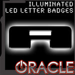 Oracle Universal Illuminated LED Letter Badges (White LED) - Universal - StickerFab