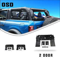 OSD Full Roll Bar Wrap (Cloth or Leather) - 2021+ Bronco 2 Door - StickerFab