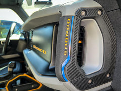 Outer Grab Handle Stripe Overlays (Full Coverage) - 2021+ Bronco - StickerFab