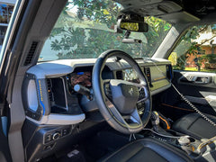 Outer Grab Handle Stripe Overlays (Full Coverage) - 2021+ Bronco - StickerFab