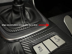 Outer Shifter Trim 3D Carbon Overlay - 2022+ BRZ / GR86 - StickerFab