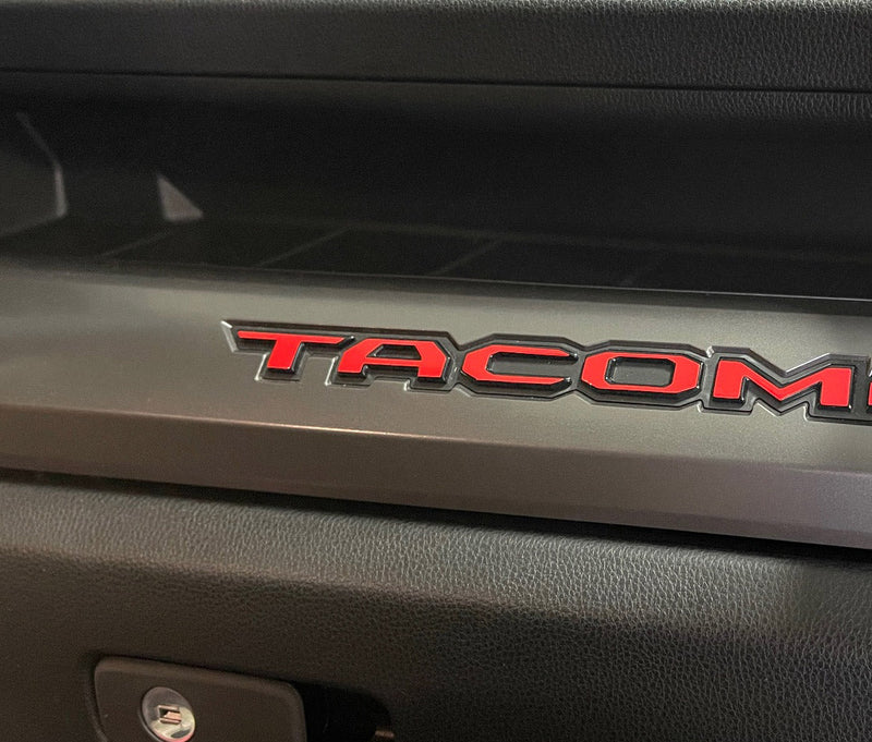 TVD "TACOMA" Decal Letter Overlays (Cast Series) - 2024+ Tacoma