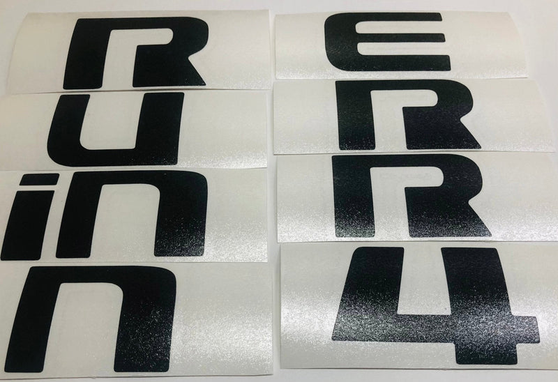 TVD "4Runner" Liftgate Letter Overlays (Cast Series) - 2025+ 4Runner
