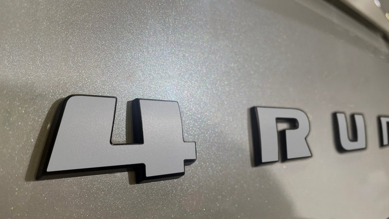 TVD "4Runner" Liftgate Letter Overlays (Cast Series) - 2025+ 4Runner