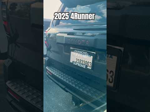 TOYOTA Topographic Rear Liftgate Emblem Overlays - 2025+ 4Runner