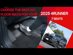LASFIT All Weather Floor Seat and Cargo Mats - *2025+ 4Runner (5/7 Seat Non-Hybrid)