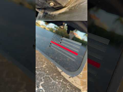 American Flag Mud Flaps StickerFab / Rally Armor - 2025+ 4Runner