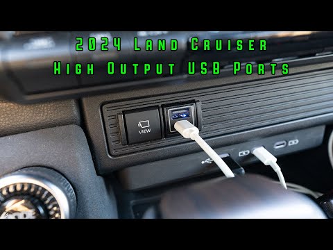 OSD QC 3.0 PD High Power Output USB Ports - 2024+ Land Cruiser