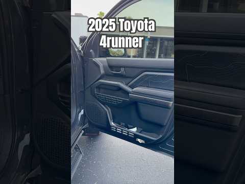 Topographic Inner Door Cup Overlays - 2024+ Tacoma / 2025+ 4Runner