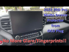 theOCDplug Matte Anti-glare Screen Protector Kit - 2024+ Tacoma / 2025+ 4Runner
