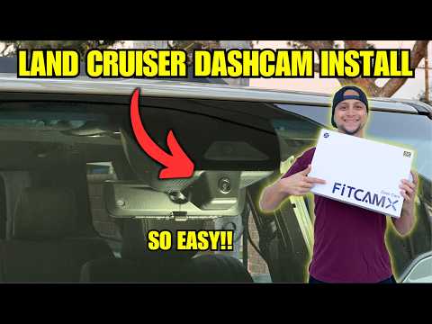 Fitcamx Integrated OE Style 4K Dashcam- 2024+ Land Cruiser / GX 550