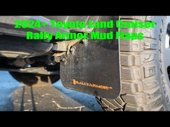 Rally Armor Mud Flaps - 2024+ Land Cruiser / GX 550