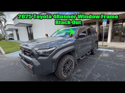 Matte Window Frame Black Out Kit - 2025+ 4Runner