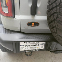 Printed Series Ford Bronco Rear Oval Emblem Overlays (Full Print) - 2021-2024 Bronco / Bronco Sport - StickerFab