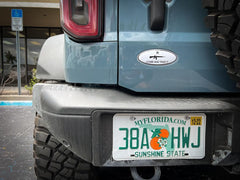 Printed Series Ford Bronco Rear Oval Emblem Overlays (Full Print) - 2021-2024 Bronco / Bronco Sport - StickerFab