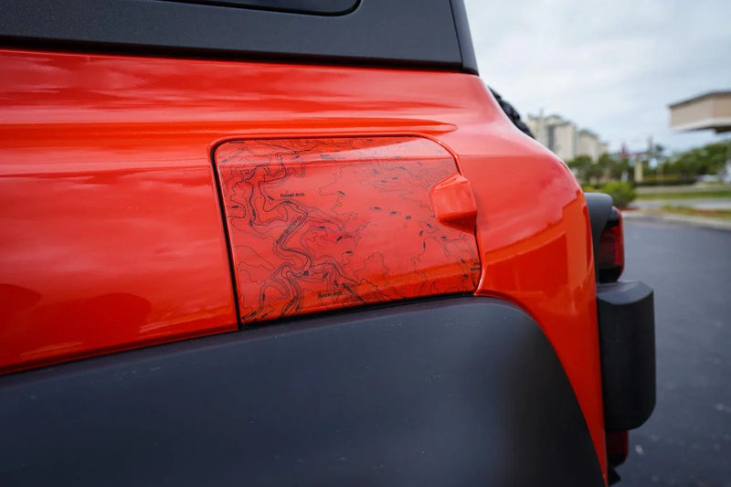 Sticker Fab Printed Series Fuel Door Overlay - 2021+ Bronco Raptor | StickerFab